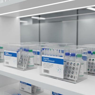 Typically 0.5-5 ML Elutionvolume Protein Purification Kits Featuring Spin Columns Or Magnetic Racks Shelf Life 6 Months To 1 Year Suitable for Research