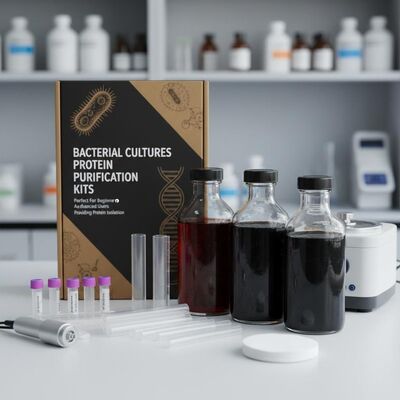 Bacterial Cultures Protein Purification Kits Containing Brown To Black Liquid Perfect For Beginner To Advanced Users Providing Protein Isolation