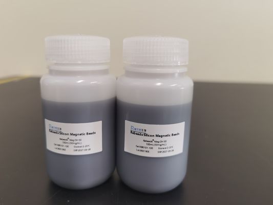 Les perles magnétiques d'extraction d'ARN sont compatibles avec les systèmes d'extraction d'acides nucléiques automatisés à haut débit.